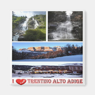 TAA006 TRENTINO ALTO ADIGE I Love, Italy,  Fridge Magnet