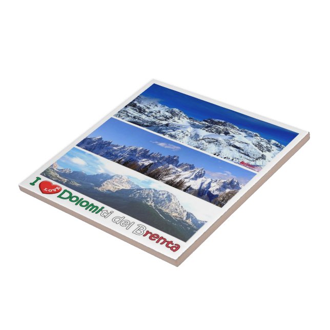 TAA045 BRENTA DOLOMITES, I Love, Mosaic, Ceramic Tile (Side)