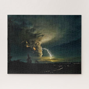 Taal Volcano Lightning Strike Jigsaw Puzzle