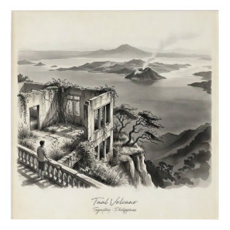 Taal Volcano Tagaytay Philippines Landscape Acrylic Print