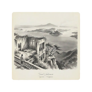 Taal Volcano Tagaytay Philippines Landscape Metal Print