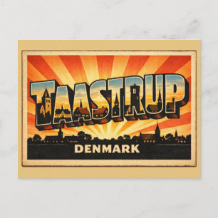Taastrup Denmark Tower Postcard