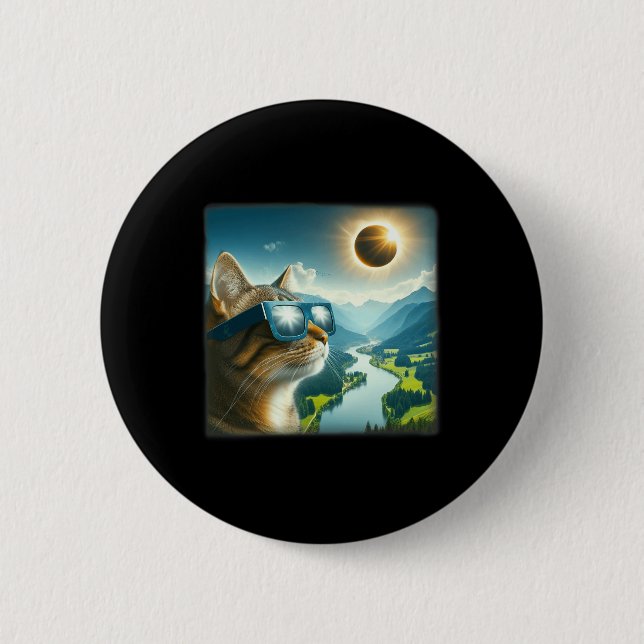 Tab 2024 Total Solar Eclipse  Button (Front)