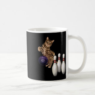 Tab Funny Cat Bowling Coffee Mug