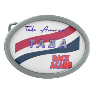 TABA political take America back again Belt Buckle