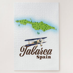 Tabarca Spain Beautiful map Jigsaw Puzzle