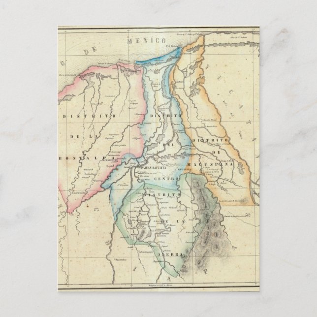 Tabasco, Mexico Postcard (Front)