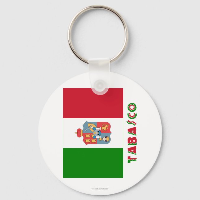 Tabasco Unofficial Flag Keychain (Front)