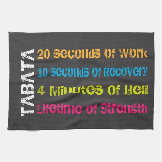 Tabata Workout Towel (Horizontal)