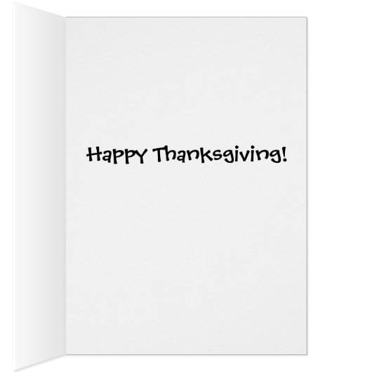 Tabby and white cat Thanksgiving card (Inside (Right))