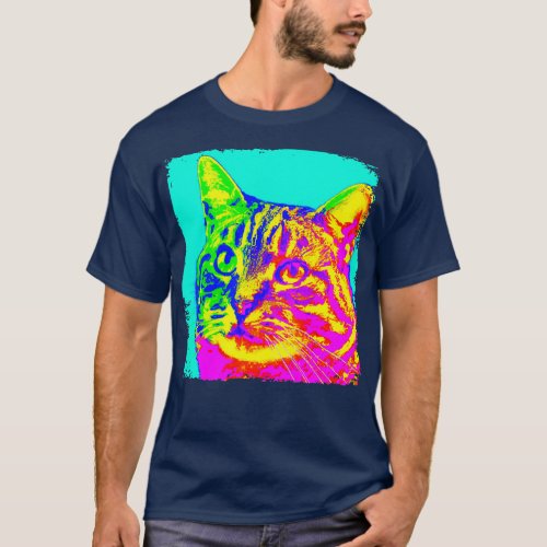 Tabby Art Cat Lover Gift 1 T_Shirt