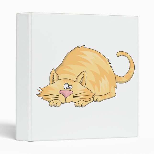 tabby cat 3 ring binder (Front/Spine)