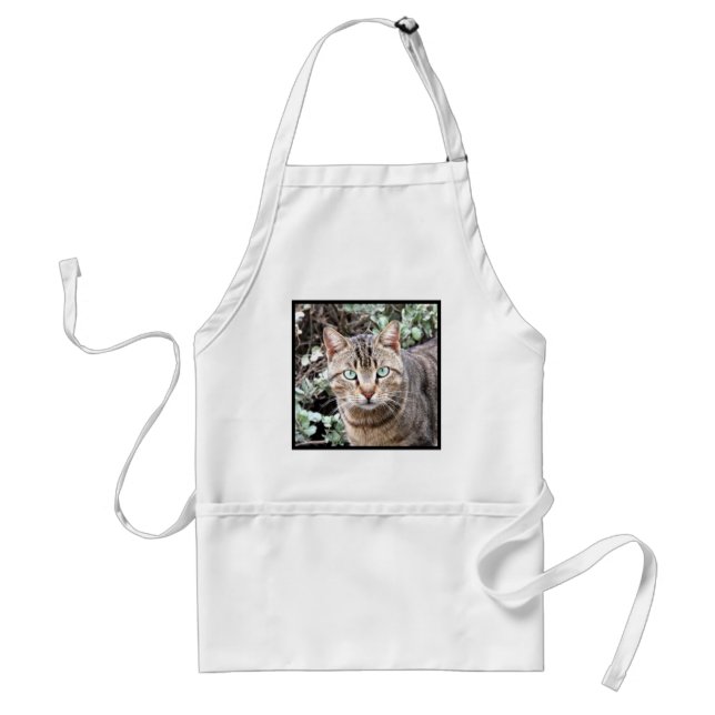 Tabby Cat Adult Apron (Front)