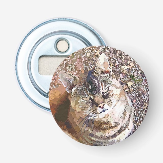 TABBY CAT BOTTLE OPENER (Front)