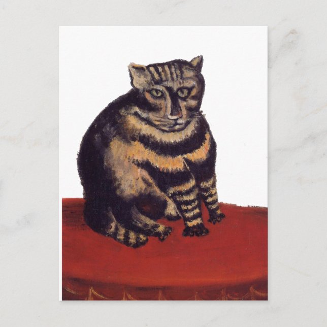 Tabby Cat by Henri Rousseau Postcard (Front)