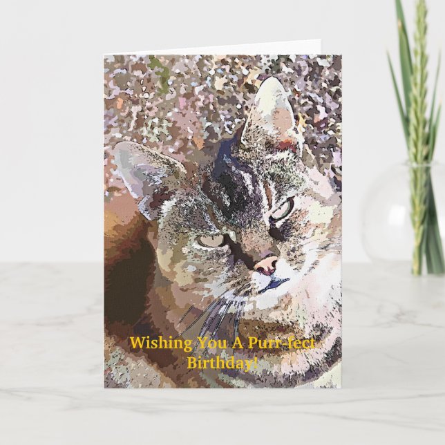 TABBY CAT CARD (Front)