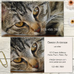Tabby Cat - Cat Sitter Business Card at Zazzle