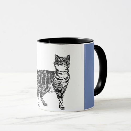 Tabby Cat Cats tabbies striped feline Mug