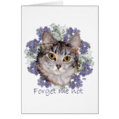 Tabby Cat Forget Me Not (Front)