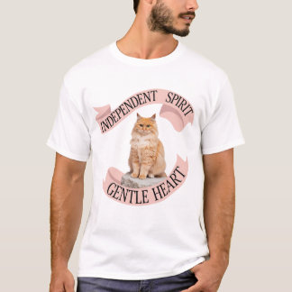 Tabby Cat 'Independent Spirit' Art Print T-Shirt