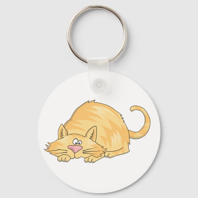 tabby cat keychain (Front)