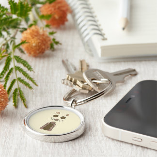 Tabby CAT Keychain