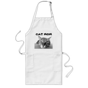 Tabby Cat Mom Apron