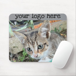 Tabby cat mouse pad