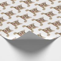 Personalized Paw Prints Wrapping Paper Sheets