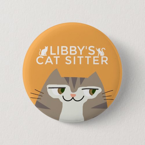 Tabby Cat Pet Sitting Services Button