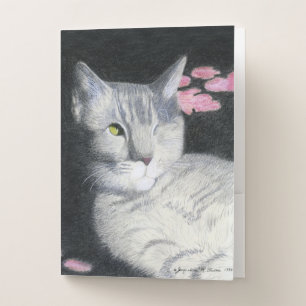 Tabby Cat Pocket Folder