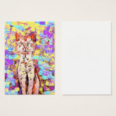 tabby cat popart (Front & Back)