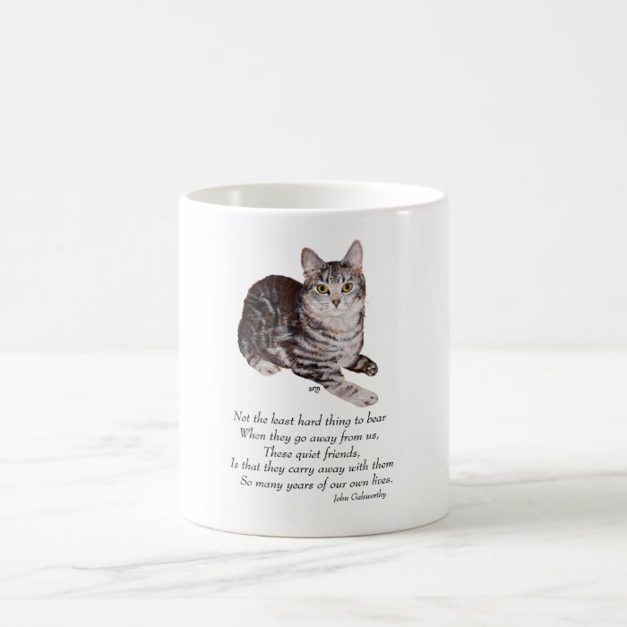 Tabby Cat Rainbow Bridge Coffee Mug