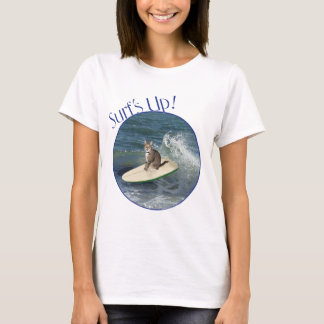 Tabby Cat Surf's Up! T-Shirt