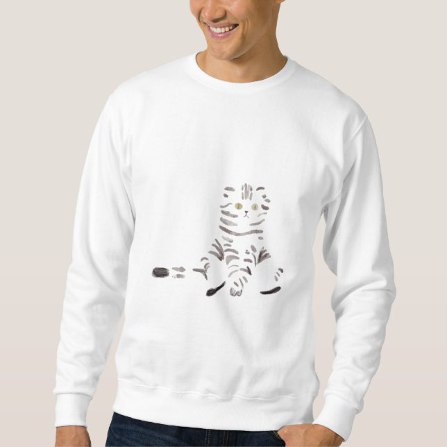 Tabby Cat Sweatshirt (Front)
