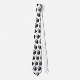 Tabby cat tie