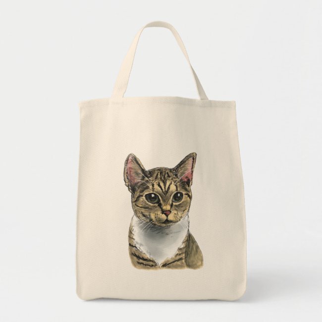 Tabby Cat With Big Eyes