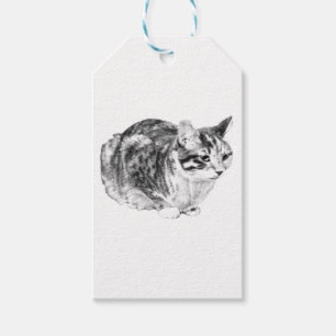 Tabby Gift Tag, Merry Finish Tags
