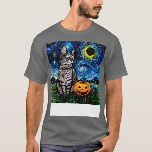 Tabby Halloween Cats T_Shirt