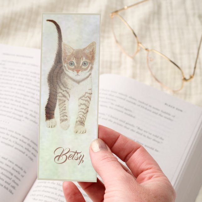 Tabby Kitten Bookmarks (Hand)