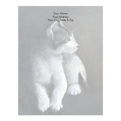 Tabby Kitten Letterhead