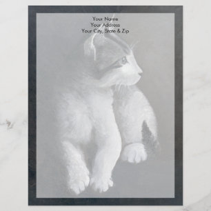 Tabby Kitten Letterhead