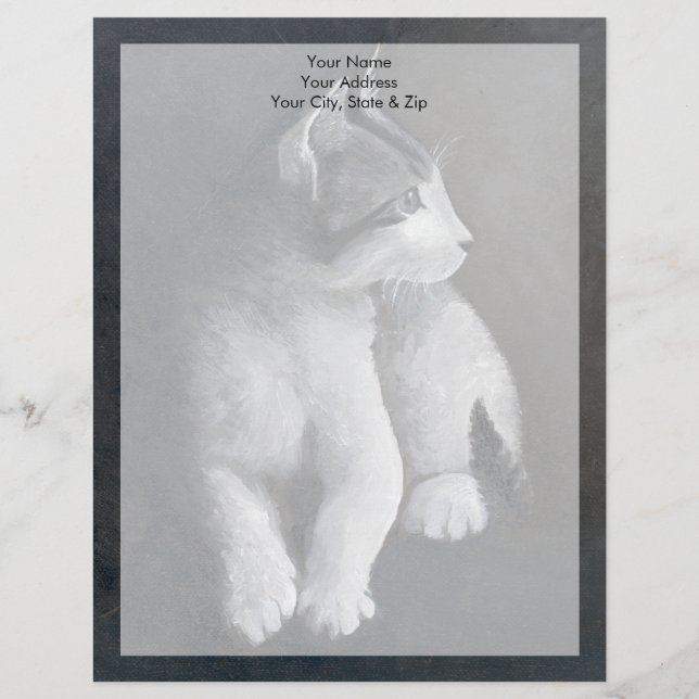 Tabby Kitten Letterhead (Front)