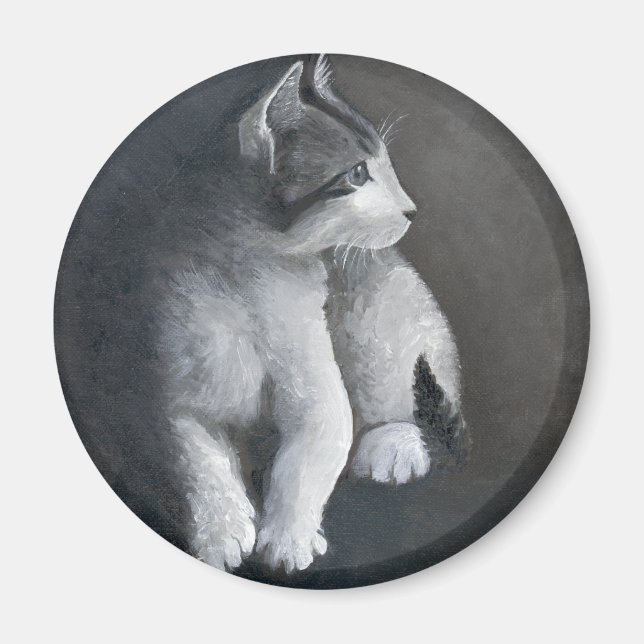 Tabby Kitten Magnet (Front)