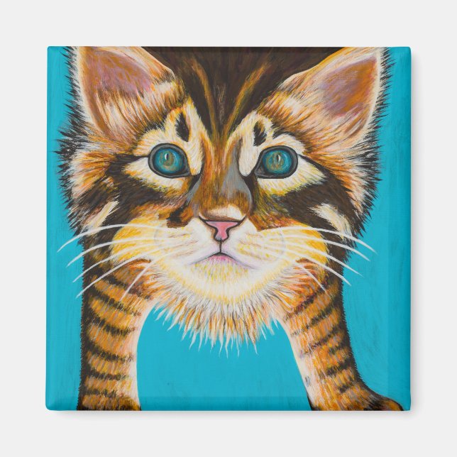 Tabby Kitten Magnet (Front)