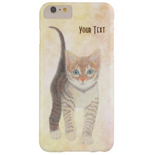 Tabby Kitten With Text Barely There iPhone 6 Plus Case