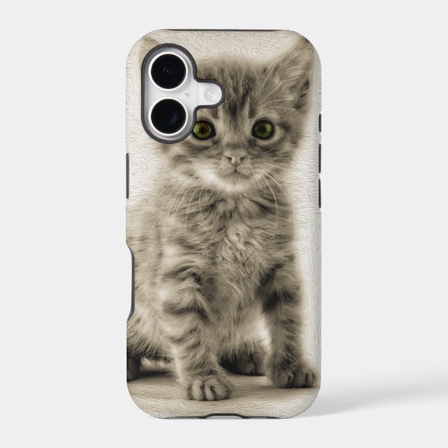 Tabby Kitty Iphone Case (Back)
