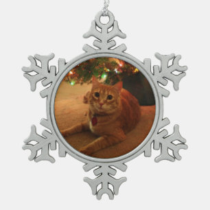 Tabby Snowflake Ornament