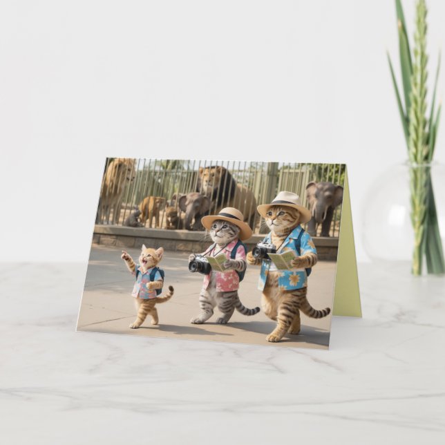 Tabby Zoo Card (Front)