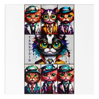 Tabbykin Detective Agency College Acrylic Print
